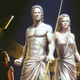 Part of a book cover for Faith of the Fallen, a novel in Terry Goodkind’s Sword of Truth series.